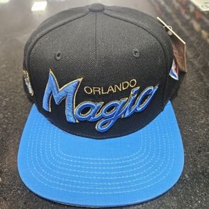 NBA Orlando Magic Black Blue Snapback Hat